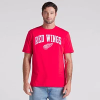 T-shirt Pima surélevé pour hommes Fanatics Red Detroit Wings