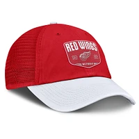 Casquette ajustable unique pour homme Fanatics Red Detroit Red Wings Fundamental Trucker