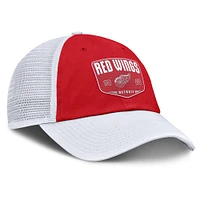 Men's Fanatics Red Detroit Red Wings Fundamental One-Time Trucker Adjustable Hat