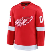 Men's Fanatics Red Detroit Wings Home Premium Custom Jersey