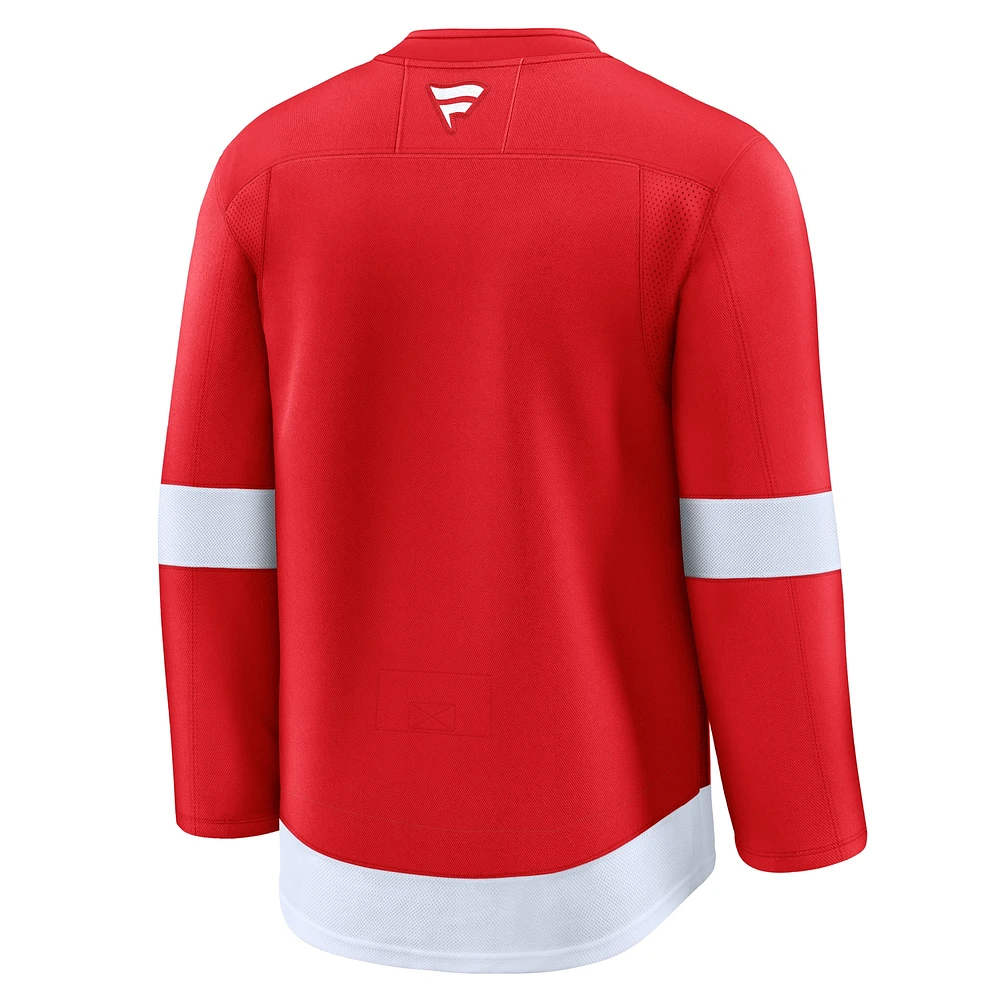 Men's Fanatics Red Detroit Wings Home Premium Jersey