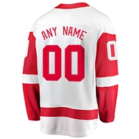 Hommes fanatiques de marque White Detroit Red Wings Breakaway - Maillot personnalisé