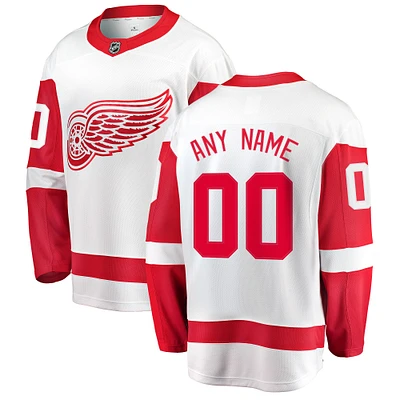 Hommes fanatiques de marque White Detroit Red Wings Breakaway - Maillot personnalisé