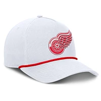 Men's Fanatics White Detroit Red Wings Rope A-Frame Adjustable Hat
