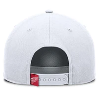 Men's Fanatics White Detroit Red Wings Rope A-Frame Adjustable Hat