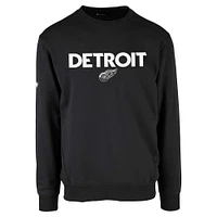 Sweat-shirt à capuche Zane City Capsule Detroit Red Wings noir pour homme Levelwear