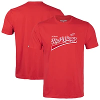 Men's Levelwear Red Detroit Wings Richmond Retro Team 2.0 T-Shirt