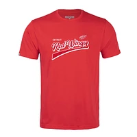 Men's Levelwear Red Detroit Wings Richmond Retro Team 2.0 T-Shirt