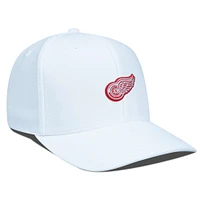Men's Levelwear White Detroit Red Wings  Fusion Adjustable Hat