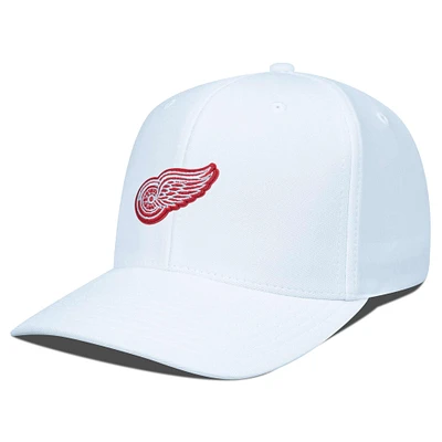 Men's Levelwear White Detroit Red Wings  Fusion Adjustable Hat