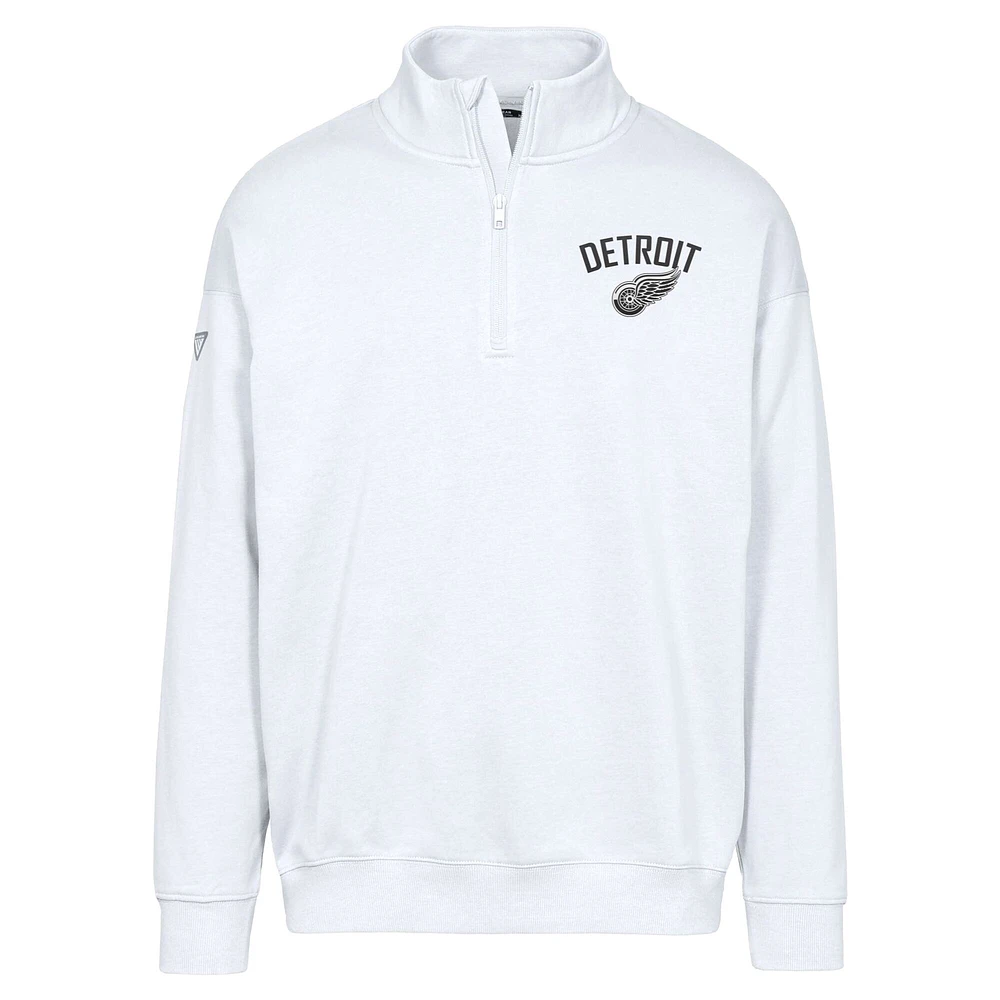 Men's Levelwear Detroit Red Wings Murray City Capsule Quarter-Zip Sweatshirt