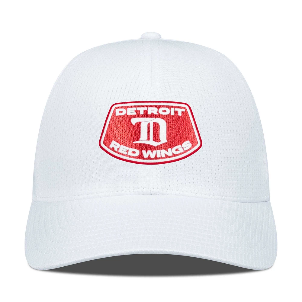 Casquette ajustable Skylight Zephyr blanche Detroit Red Wings pour homme Levelwear