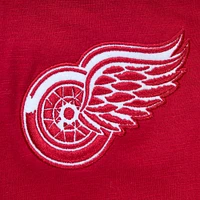 Men's Mitchell & Ness Red Detroit Wings Legendary Slub Hoodie Long Sleeve T-Shirt