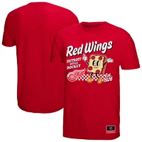 Men's Mitchell & Ness Red Detroit Wings Local Food T-Shirt