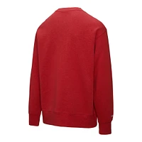 Sweat-shirt en molleton rouge Mitchell & Ness pour homme avec victoire séries éliminatoires des Red Wings de Detroit