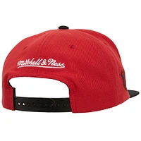 Men's Mitchell & Ness Red Detroit Red Wings Soul Triple Up Snapback Hat