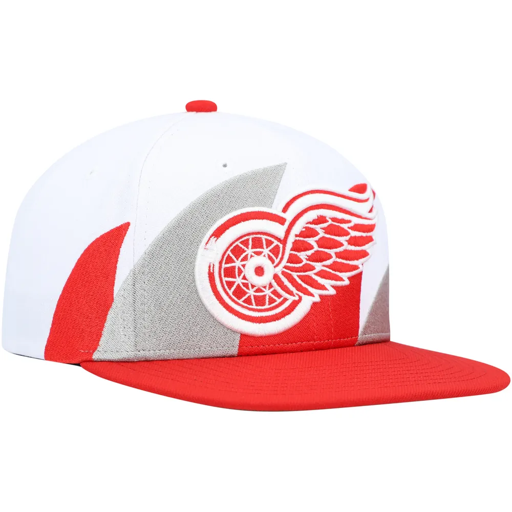 Men's Detroit Red Wings Mitchell & Ness White In Your Face