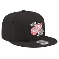 Casquette snapback 9FIFTY noire New Era Detroit Red Wings State Pride pour homme
