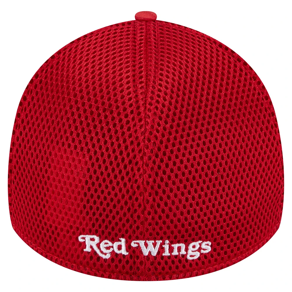 Men's New Era  Red Detroit Wings Active Subtle Camo 39THIRTY Flex Hat