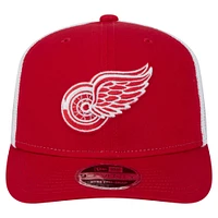 Men's New Era Red Detroit Red Wings Core Trucker 9SEVENTY Stretch-Snap Hat