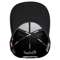 Casquette Snapback Pro Standard noire des Red Wings de Detroit pour hommes Paint the City Pinch Front