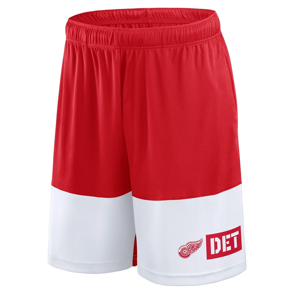 Short rouge pour homme des Red Wings de Detroit, le meilleur meilleurs