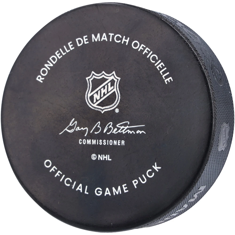 Moritz Seider Detroit Red Wings Autographed Official NHL Game Puck