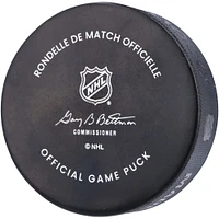 Moritz Seider Detroit Red Wings Autographed Official NHL Game Puck