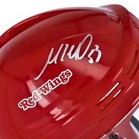 Moritz Seider Detroit Red Wings Autographed Red Mini Helmet