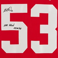 Moritz Seider Red Detroit Red Wings Autographed adidas Authentic Jersey with "NHL Debut 10/14/21" Inscription