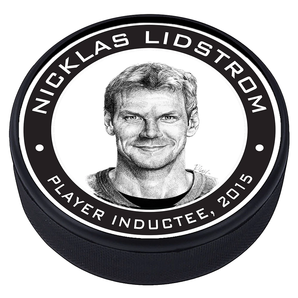 Nicklas Lidstrom Detroit Red Wings - Rondelle de hockey texturée Legends Line 2015