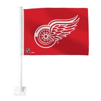 Red Detroit Red Wings 11" x 15" Car Flag