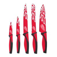 Red Detroit Red Wings 5-Piece Kitchen Knife Set