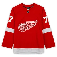 Maillot premium Red Fanatics autographié par Simon Edvinsson des Red Wings de Detroit