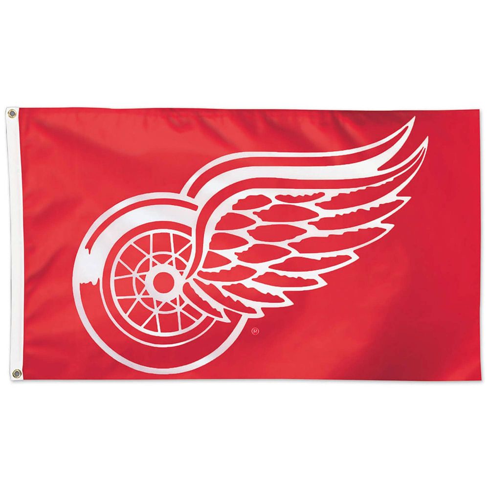 WinCraft Detroit Red Wings 3' x 5' Deluxe - Single-Sided Flag