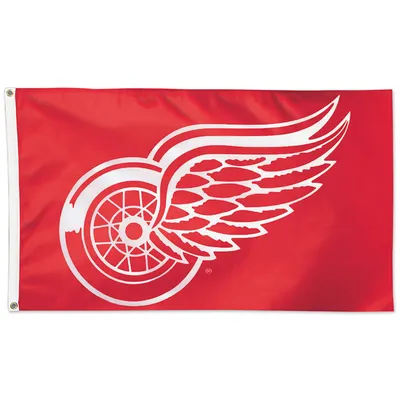 WinCraft Detroit Red Wings 3' x 5' Deluxe - Drapeau simple face