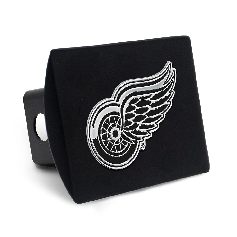 Housse d'attelage WinCraft Detroit Red Wings Premium en métal chromé avec logo