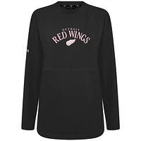 Women's Levelwear Detroit Red Wings Mother's Day Beaudry Arched Pullover Sweatshirt