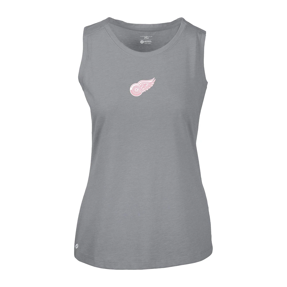 Women's Levelwear Detroit Red Wings Mother's Day Macy Core Logo Tank Top