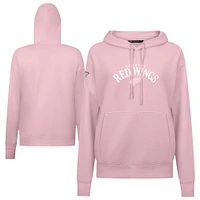 Women's Levelwear  Light Pink Detroit Red Wings Mother's Day Adorn Pullover Hoodie