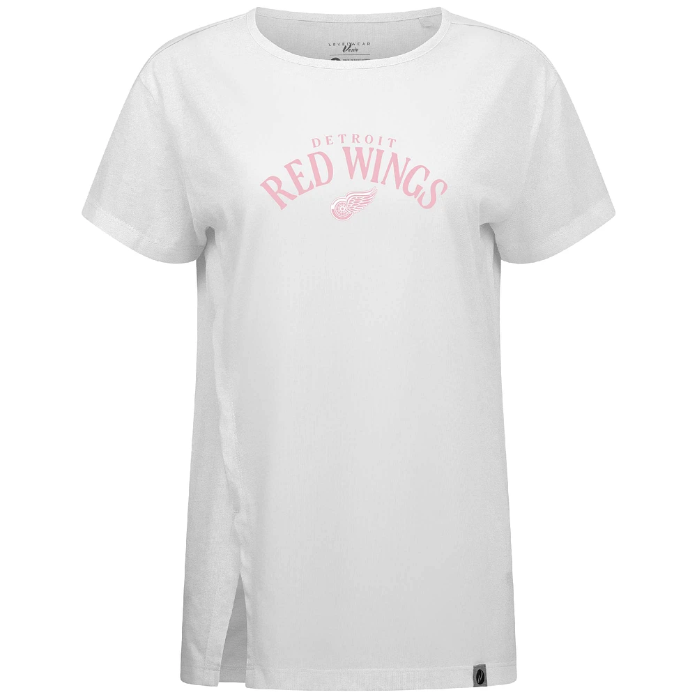 T-shirt Influx pour la fête des mères Red Wings de Detroit femme Levelwear