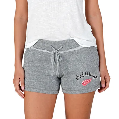 Detroit Red Wings Concepts Sport Women's Mainstream Terry Shorts - Gray