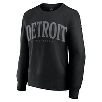 Sweat-shirt à capuche noir pour femme Fanatics Detroit Red Wings Elements Flow