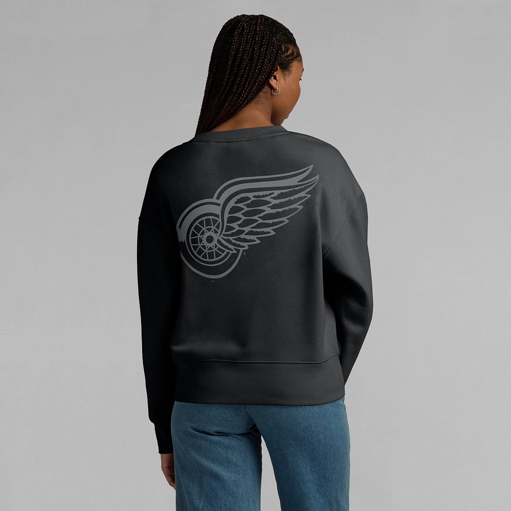 Sweat-shirt à capuche noir pour femme Fanatics Detroit Red Wings Elements Flow