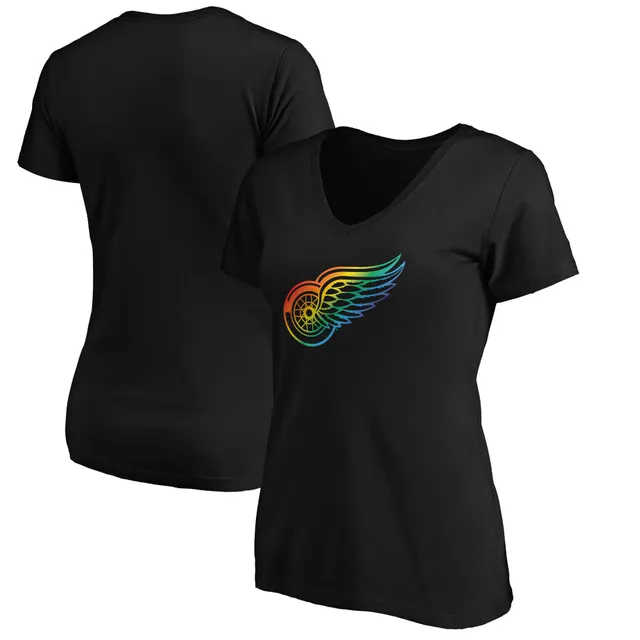 Lids Detroit Red Wings Fanatics Branded Women's Primary Logo Long Sleeve  V-Neck T-Shirt
