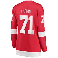 Maillot de joueur échappé à domicile Fanatics Dylan Larkin Red Detroit Wings pour femmes