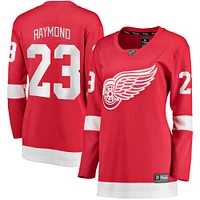 Fanatics pour femmes Lucas Raymond Rouge Detroit Red Wings Maillot de joueur échappé à domicile