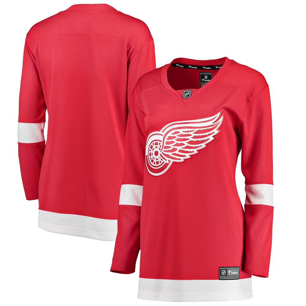 Women's Fanatics Red Detroit Wings Breakaway Home Jersey