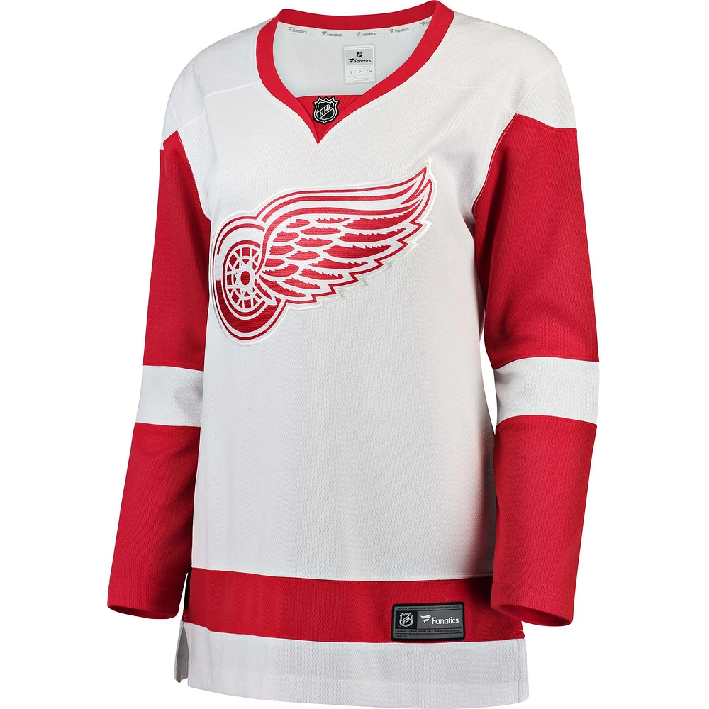 Women's Fanatics White Detroit Red Wings Away Breakaway - Blank Jersey