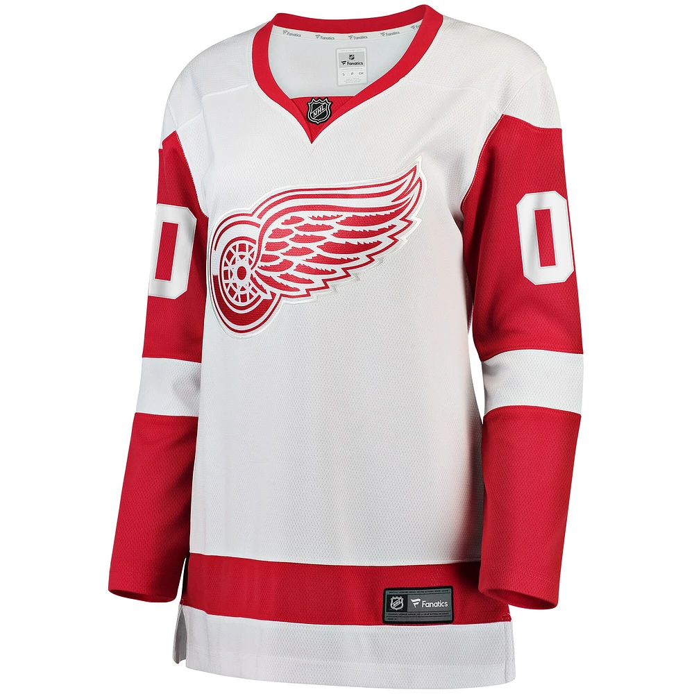 Fanatics Branded White Detroit Red Wings Breakaway - Maillot personnalisé